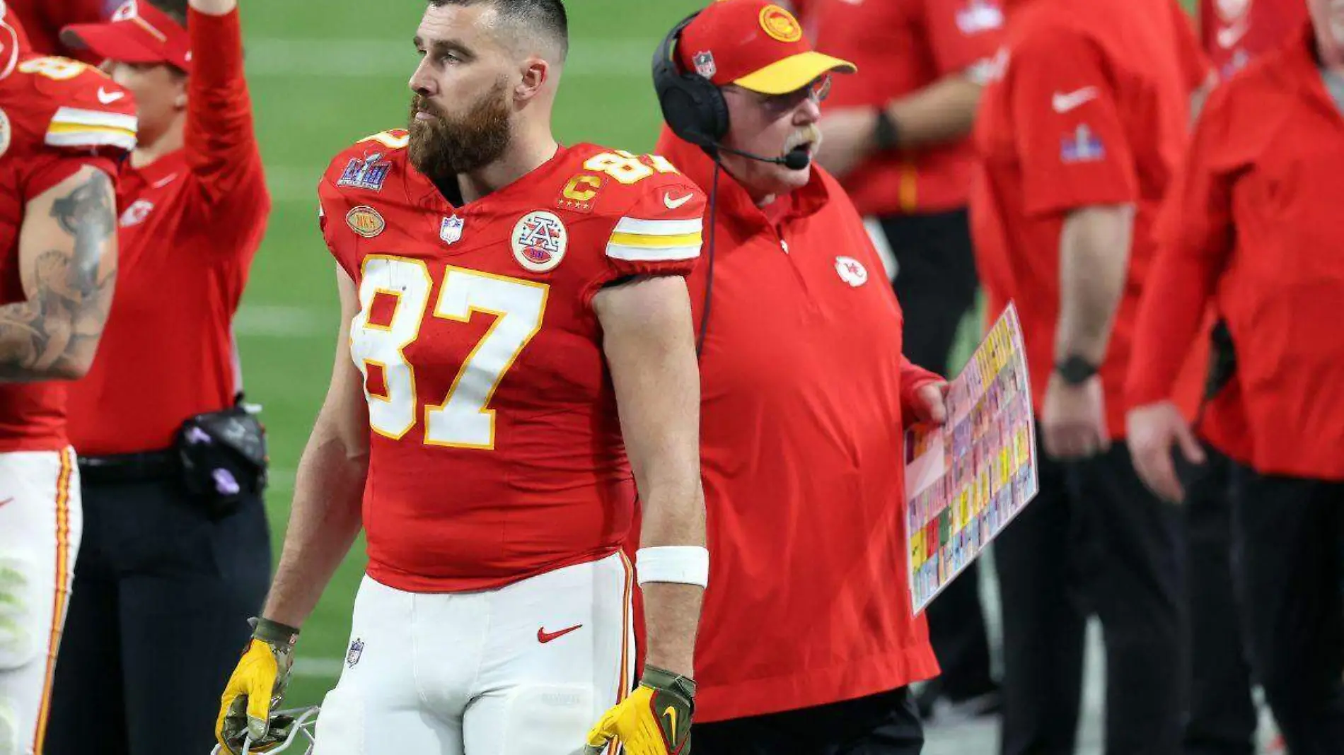 Travis Kelce-Andy Reid